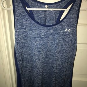 Under armour blue workout top